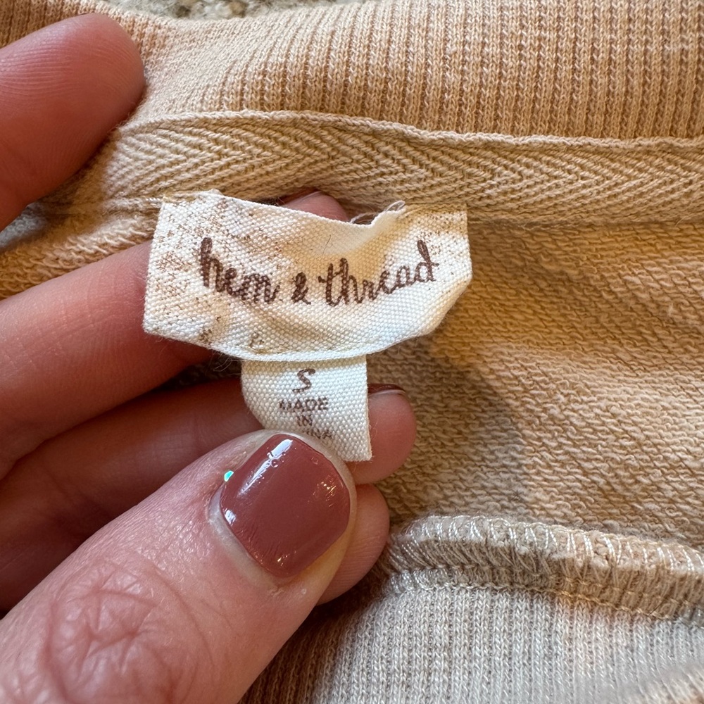 Hem & Thread Tan Knit Top - Picture 6 of 6
